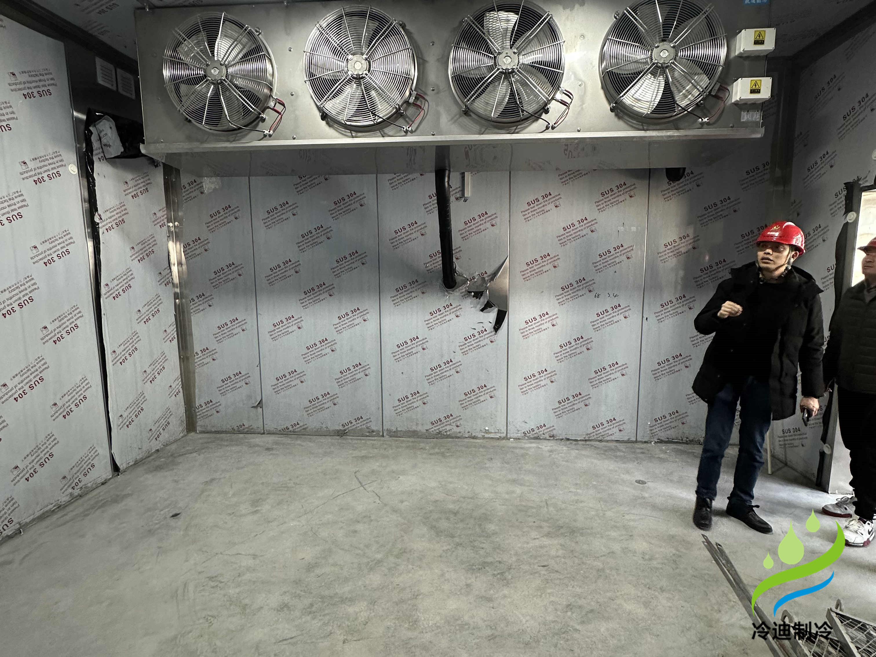 上海1000立方綜合型中央廚房冷庫(kù)建造案例(圖7) 上海奉賢中央廚房冷庫(kù)建造案例速凍冷庫(kù)